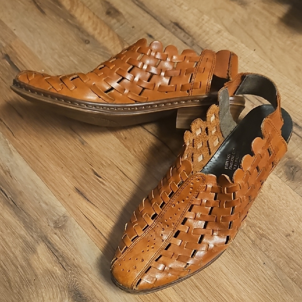 Leather Woven Sandals